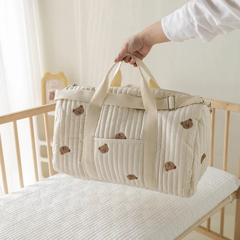 Spacious Storage Maternity Bag Animal Print