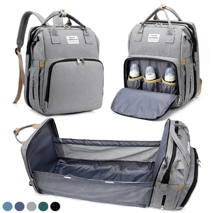 LuxeNest™ 3-in-1 Diaper Bag