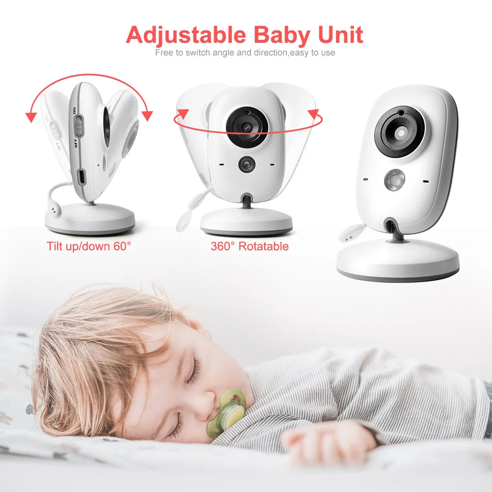 Wireless Baby Monitor 3.2" LCD Screen